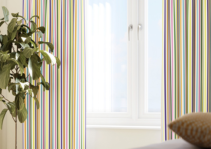 The British Stripe Co. Catherine, Notting Hill No.1 - Made to Measure Curtains - Image 5